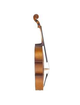 4/4 Acoustic Cello   Case   Bow   Rosin Wood Color
