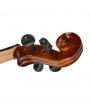 [US-W]New 3/4 Acoustic Violin Case Bow Rosin Natural