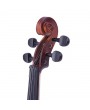 Glarry 4/4 Classic Solid Wood Violin Case Bow Violin Strings Rosin Shoulder Rest Electronic Tuner