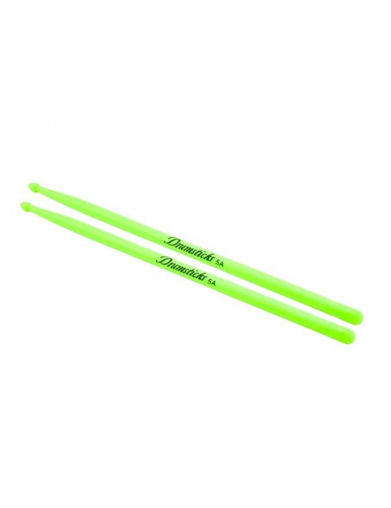 One Pair 5A Drumsticks Nylon Drum Sticks Light Green