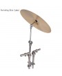 [US-W]Professional Pedal Control Style Double Tom Drum Stand Silver & Black