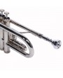 [US-W]Nickelplated Drop B Adjustable Trumpet Gloves Set Silver