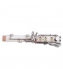 Professional 17Key B Flat Bakelite And Metal Clarinet White