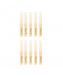 LADE 10pcs Wooden Beating Reeds for Clarinet Yellow