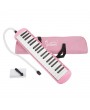 Glarry 37-Key Melodica with Mouthpiece & Hose & Bag Pink