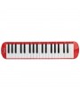 Glarry 37-Key Melodica with Mouthpiece & Hose & Bag Red