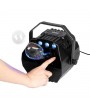 [US-W]LED Automatic Bubble Machine Wireless Remote Control for Outdoor/Indoor Use with 2 Speed Levels Powered by Plug-in or Batteries Black